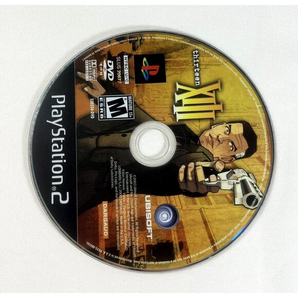 Thirteen XIII Sony PlayStation 2 PS2 Ubisoft 2003 Disc Only Tested Works - Picture 2 of 8